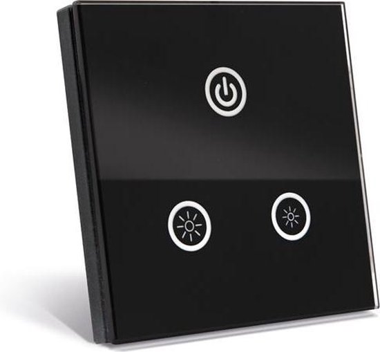 LED dimmer - wandbediening touch panel Multifunctioneel - Zwart LEDC14 |  bol.com
