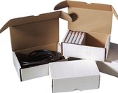 SendProof® Postpakketdoos, Golfkarton, 210x160x95mm, gestanst, wit