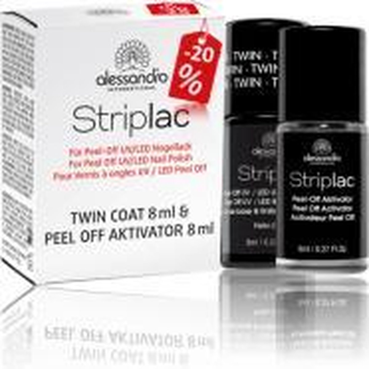 Alessandro, Striplac twin coat & peel off activator | bol.com