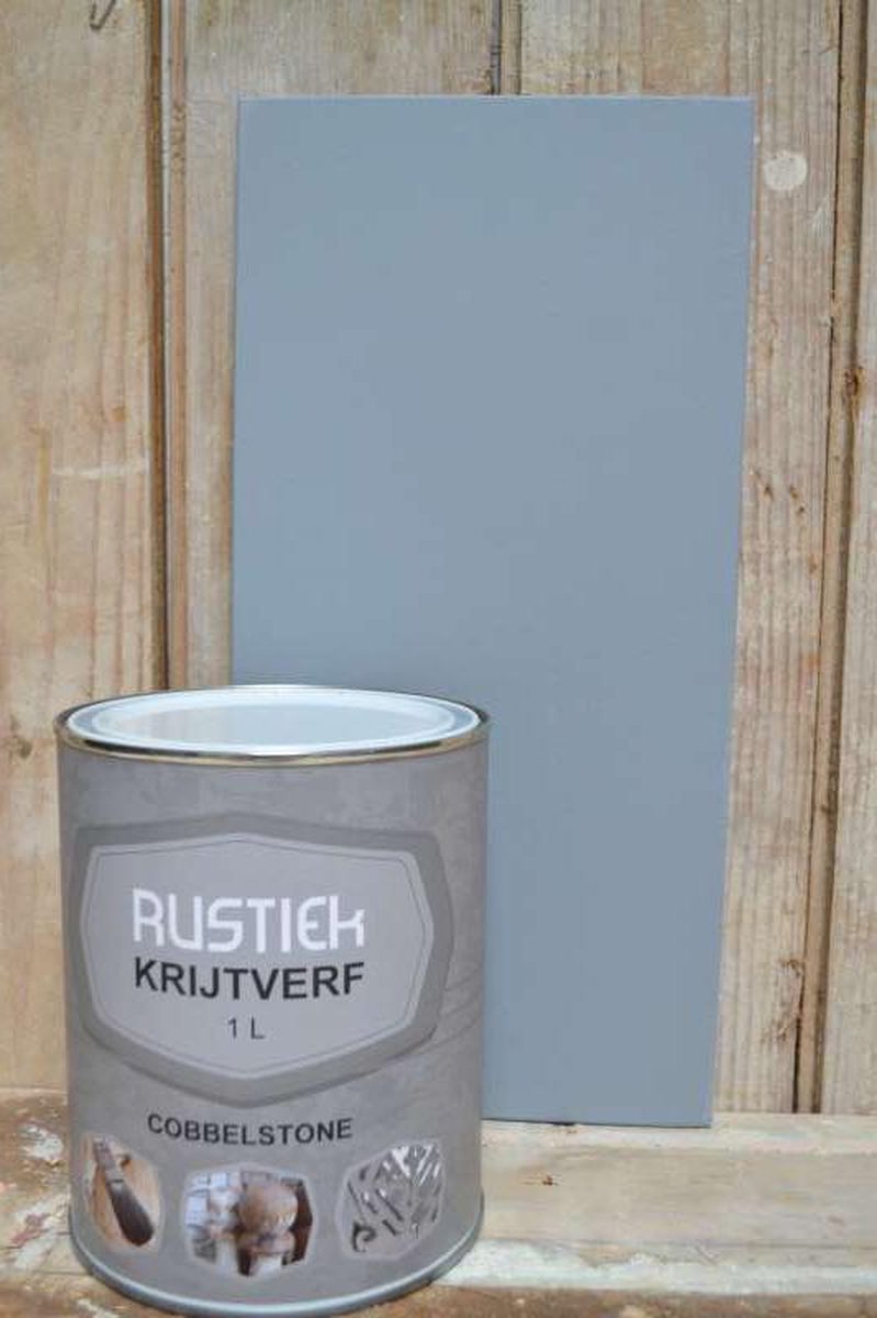 Rustiek Krijtverf 1 liter Kleur Cobblestone | bol.com