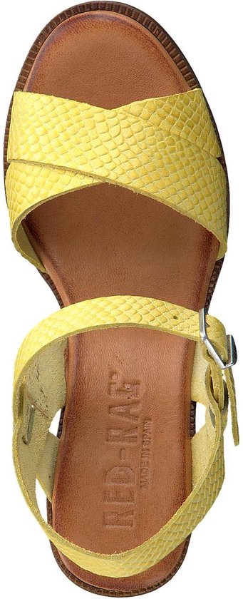 RED-RAG Dames Sandalen 79174 - Geel - Maat 40 | bol.com