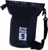 Waterdichte Ocean Pack Tas 5 Liter Zwart