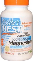 Magnesium, Hoge Opname (120 tabs) - Doctor's Best