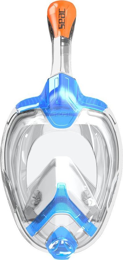 Foto: Seac unica tas snorkelvolgelaatsmasker 180 gopro compatibel snorkelmasker panoramisch volgelaatsmasker met anti condensatie en anti lek snorkelontwerp volwassenen