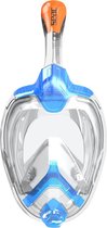 Seac Unica + Tas, Snorkelvolgelaatsmasker 180° GoPro Compatibel Snorkelmasker- Panoramisch Volgelaatsmasker met anti-condensatie en anti-lek snorkelontwerp, Volwassenen