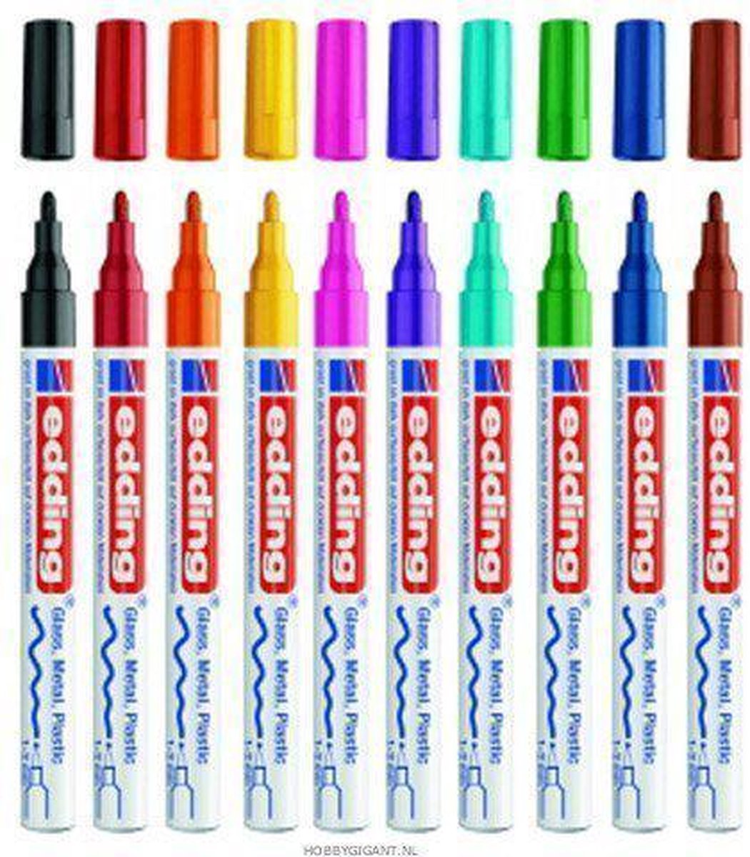 Paint marker edding 751 basisset no.1