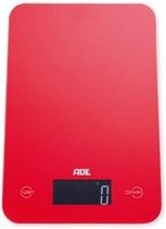 ADE - Digitale Keukenweegschaal Slim - Rood - KE927 - 5kg-1g