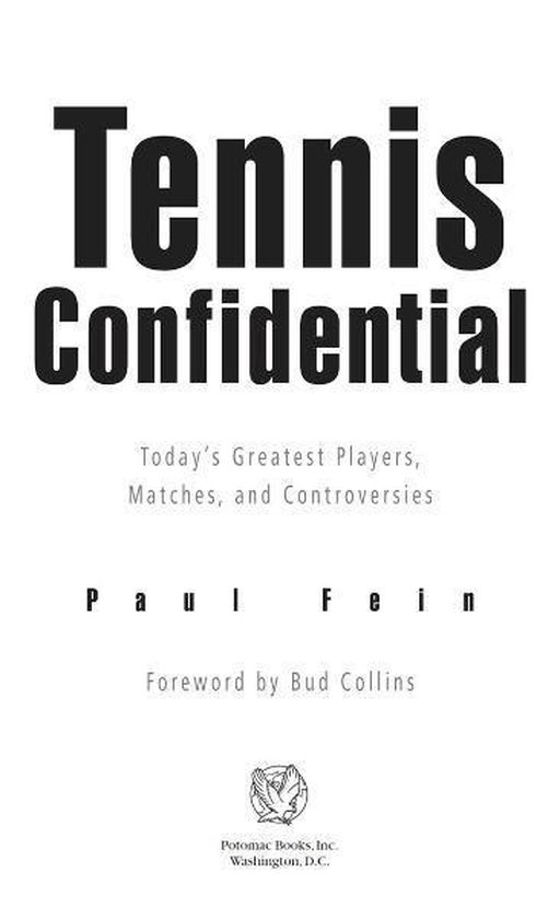 Tennis Confidential - cover