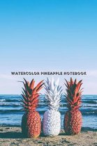Watercolor Pineapple Notebook