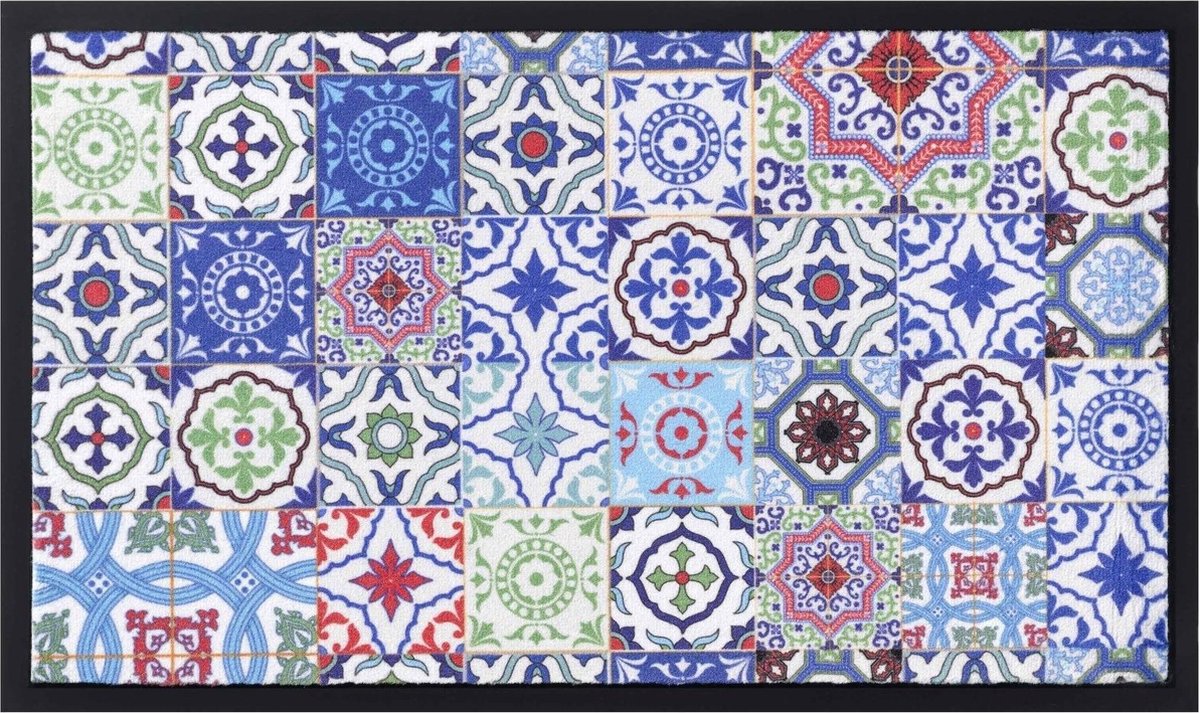 deurmat image portugese tiles 45x75cm