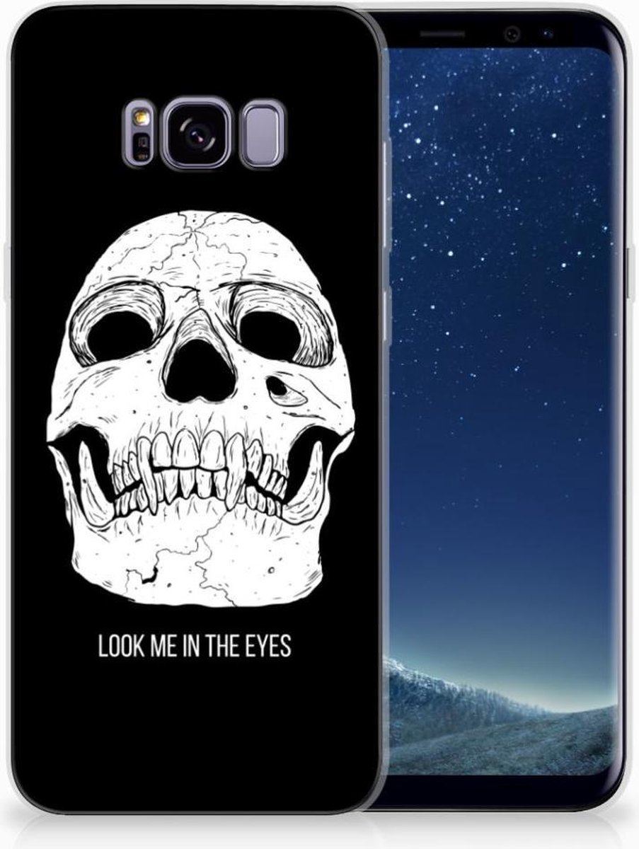 Silicone Back Case Samsung Galaxy S8 Plus Skull Eyes