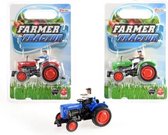 Tractor die-cast verkrijgbaar in 3 uitvo