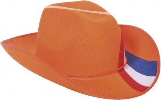Oranje hoed met Holland kleuren | bol.com