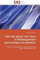 Rôle des gènes "sox" dans le développement pancréatique du zebrafish
