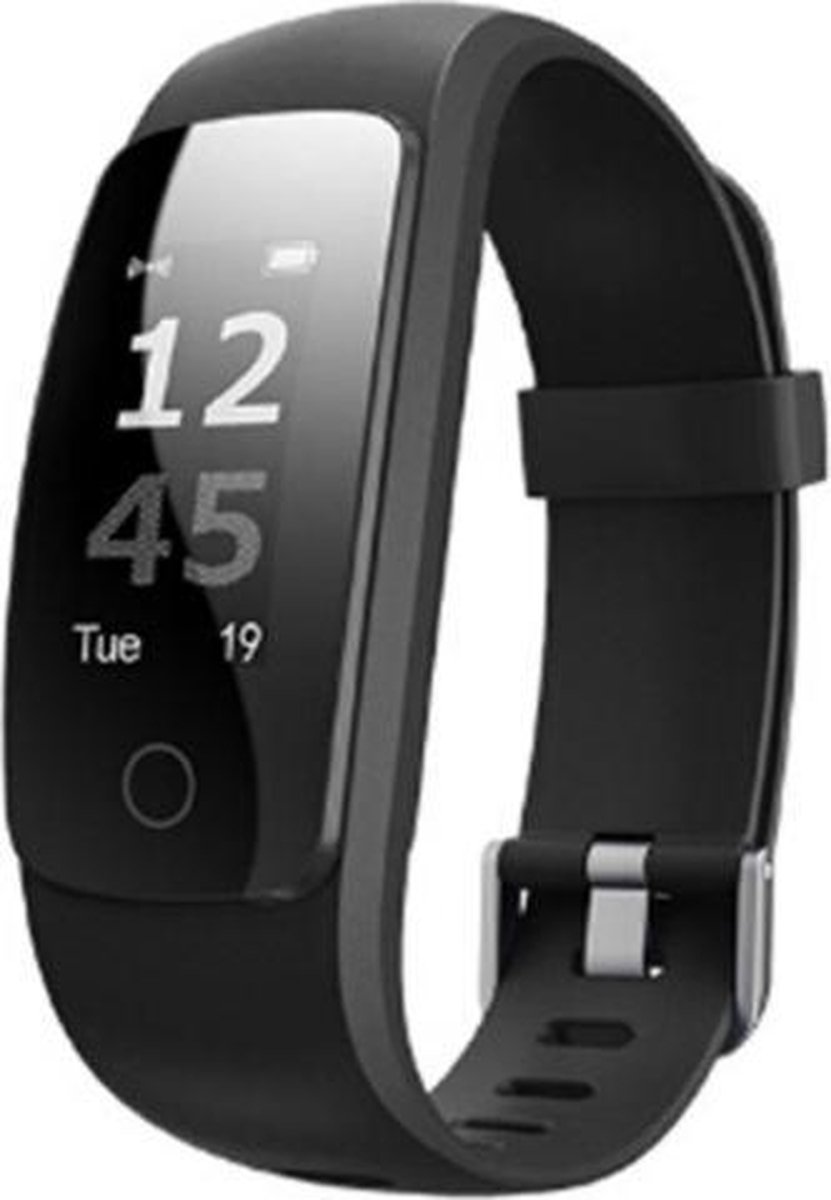 Smart Band Bluetooth Activity tracker Hartslagsensor Very fit pro zwart bol