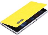Rock Elegant Side Flip Case Lemon Yellow Sony Xperia Z1