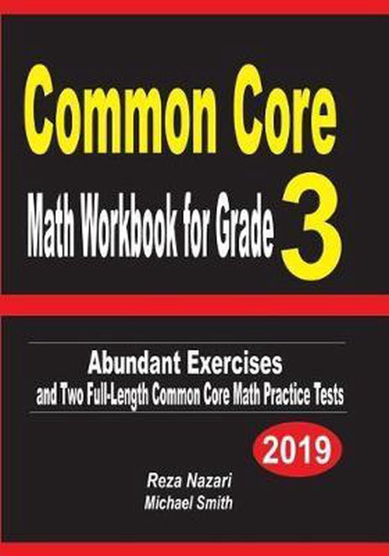 Common Core Math Workbook for Grade 3 - cover