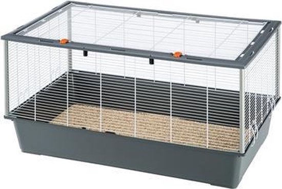 Ferplast hamsterkooi criceti 100 el grijs / wit 95x57x50 cm | bol.com