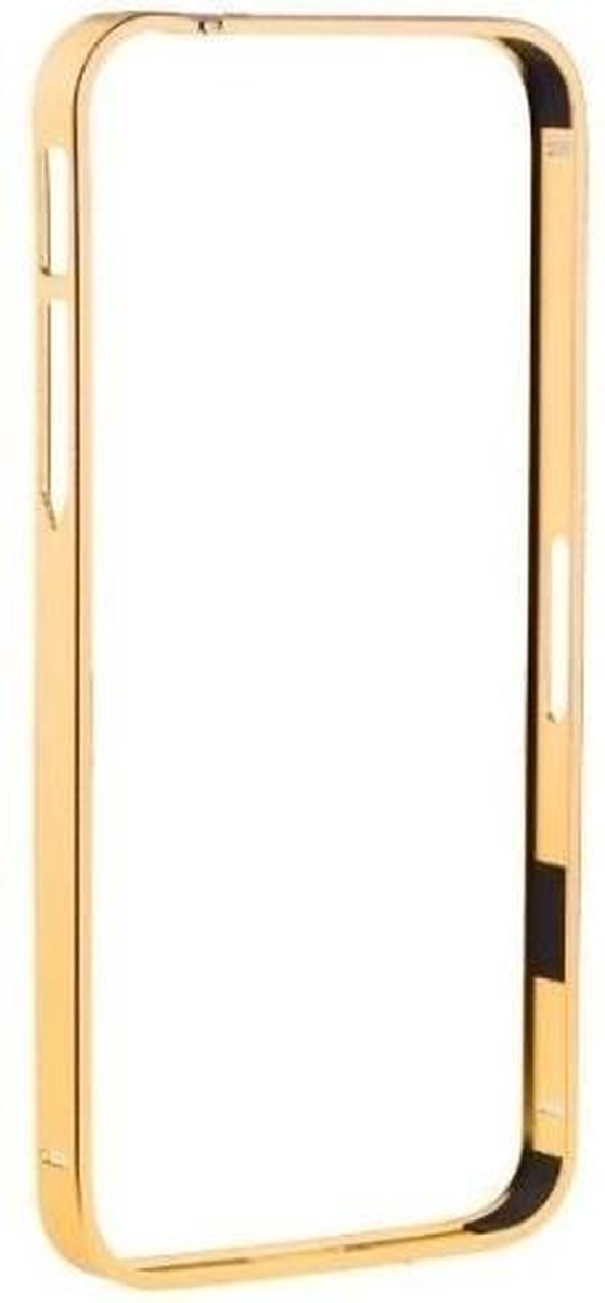 Goudkleurig - Aluminium bumper 0.7 mm voor Apple iPhone 4 / 4S