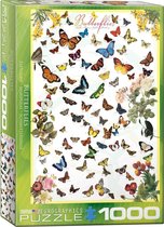 Eurographics Butterflies 1000pcs Legpuzzel 1000 stuk(s)