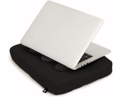 Bosign laptopkussen, laptop kussen, laptop schootkussen, laptop standaard, met siliconen doppen voor warme luchtafvoer - Zwart