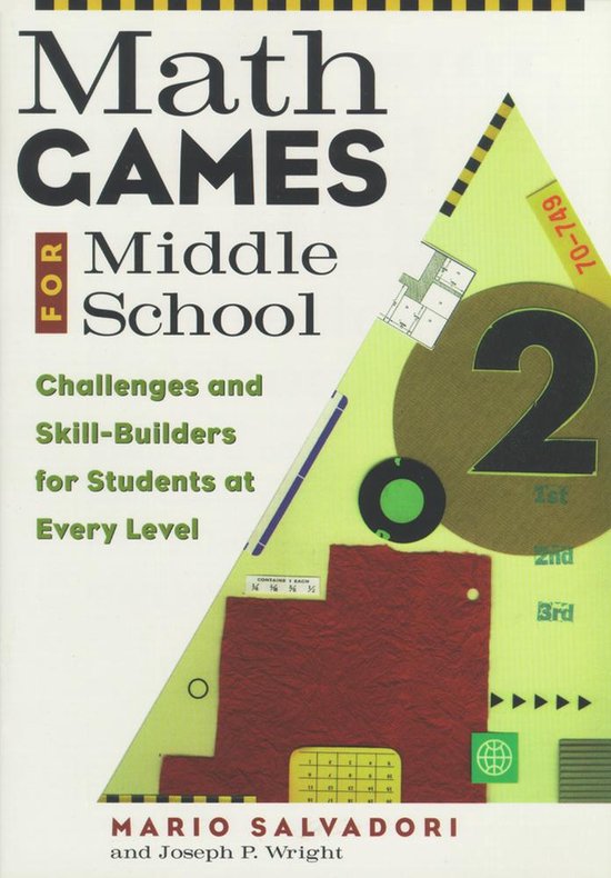 Math Games for Middle School - cover