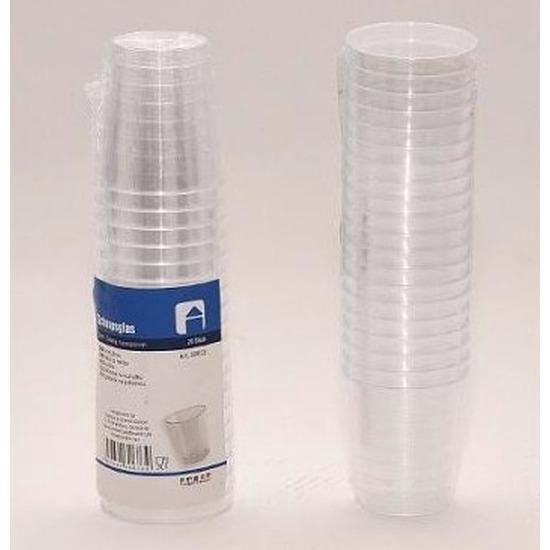 40x plastic shotglazen - 30 ml - wegwerp shotglaasjes | bol.com