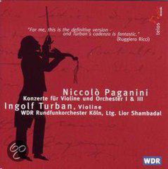 Paganini: Violin Concertos Nos. 1 & 3