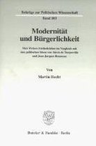 Modernitat Und Burgerlichkeit