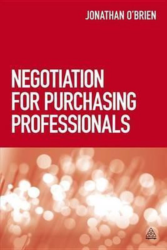 Negotiation for Purchasing Professionals (ebook), Jonathan O'Brien