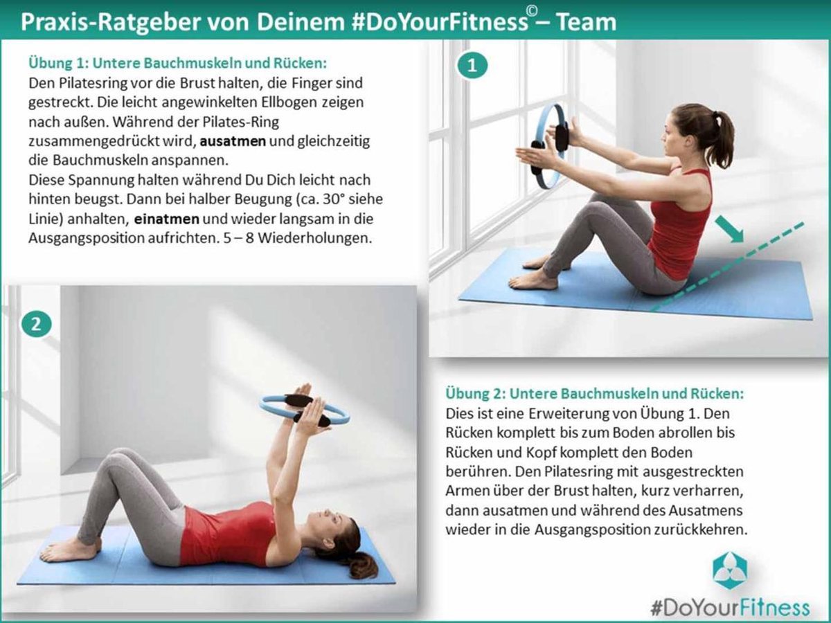 Bol Com Doyourfitness Pilates Ring Loop Voor Effectieve Pilates Oefeningen O 37 6