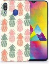 Geschikt voor Samsung Galaxy M20 TPU Hoesje Design Ananas