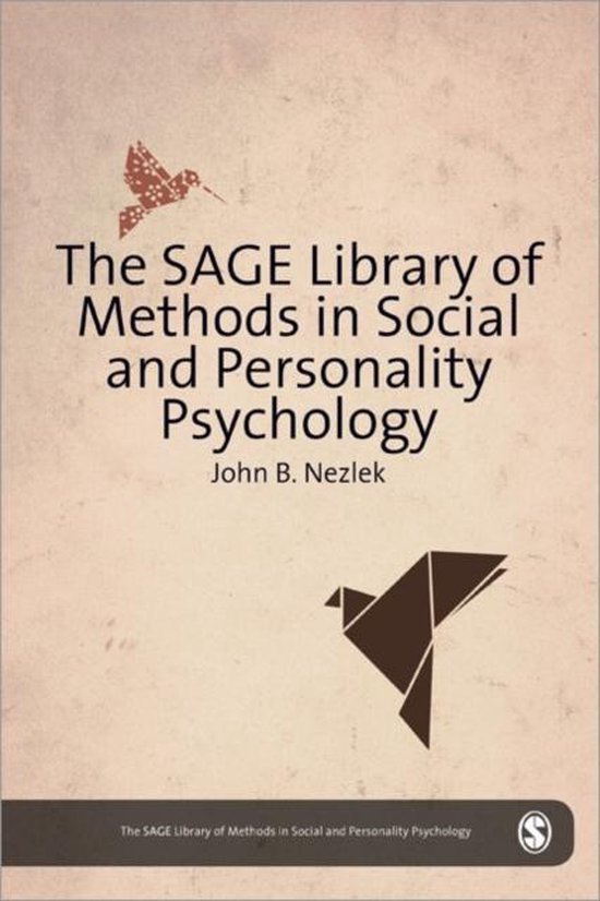 The SAGE Library of Methods in Social and Personality Psycho ... - cover