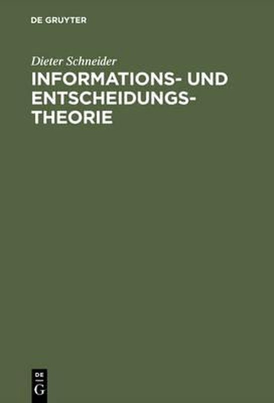 Informations- und Entscheidungstheorie - cover