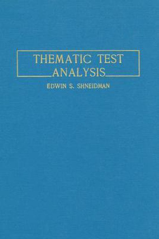 Thematic Test Analysis - cover