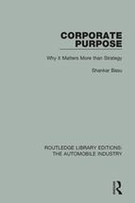 Routledge Library Editions: The Automobile Industry - Corpor ... - cover
