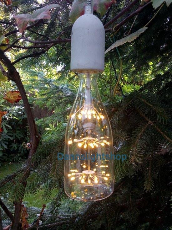 Snoerpendel met fitting en decoratieve led lamp vorm van een | bol.com