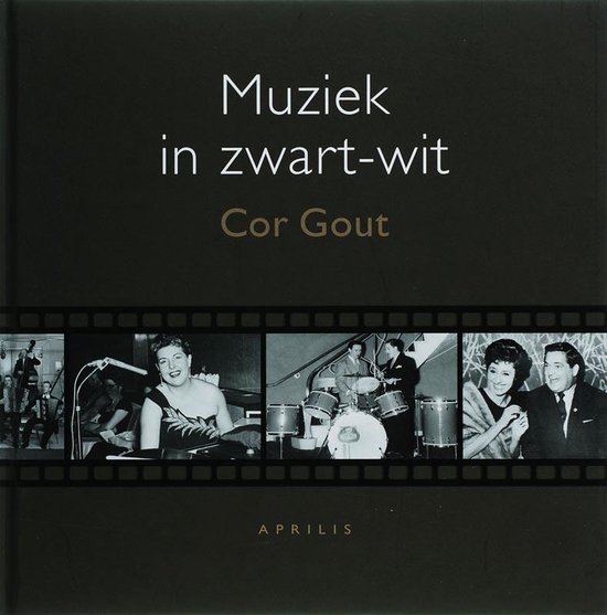 Cover van het boek 'Muziek in zwart-wit' van C. Gout