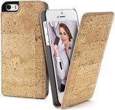 Bouletta Lederen iPhone 6S Plus Hoesje - Flip Case Klug - Cork