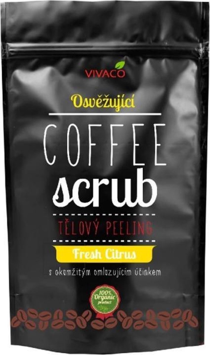 Coffee Scrub met Fresh Citrus (100% organisch) - 200g - 