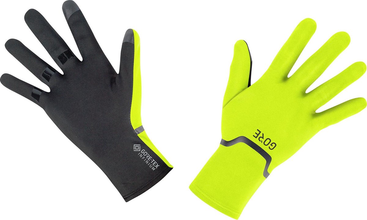 GORE WEAR M Gore-Tex Infinium Stretch Handschoenen, geel/zwart Handschoenmaat 10