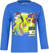 BEN10 longsleeve / shirt blauw, maat 116