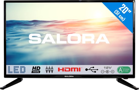 zuurgraad Ochtend gymnastiek bespotten Salora 20LED1600 - Televisie - LED - HD - 20 Inch - Analoog - HDMI - 12  Volt | bol.com