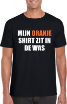 Ma chemise orange est dans le lavage t-shirt noir homme - Orange King's Day / Holland supporter Clothing S