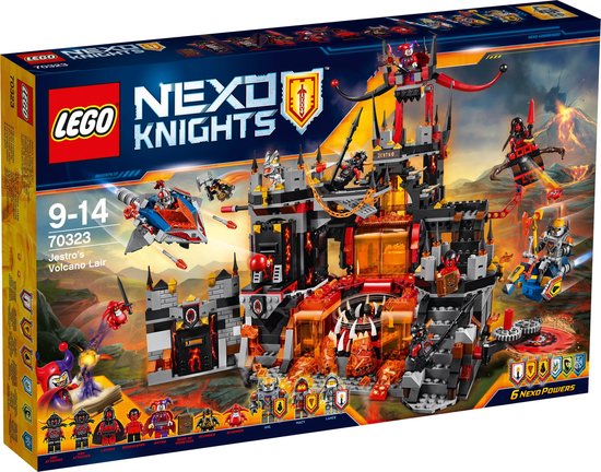 Zonnebrand Vermoorden verkorten LEGO NEXO KNIGHTS Jestro's Vulkaanbasis - 70323 | bol.com