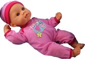 Falca Babypop Babycare 33 Cm Meisjes Roze