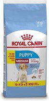 Royal Canin Medium Puppy - Nourriture pour chiens - 15 + 3 kg Bonusbag