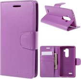 Goospery Sonata Leather case hoesje LG Leon 4G LTE H340N H320 Y50 paars