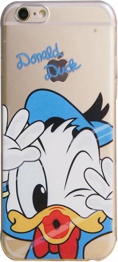 elk Geleerde Ontmoedigen Apple iPhone 5 / 5s / SE softcase silicone hoesje met Donald Duck Disney,  snoep,... | bol.com