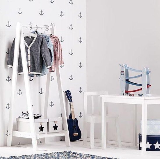 Houten kledingrek staand wit Kids Concept | bol.com